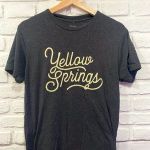 Yellow Springs Ohio Gray Tri-blend Tee Short Sleeve Shirt: Unisex Small
